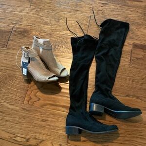 2 pair size 9 boots
